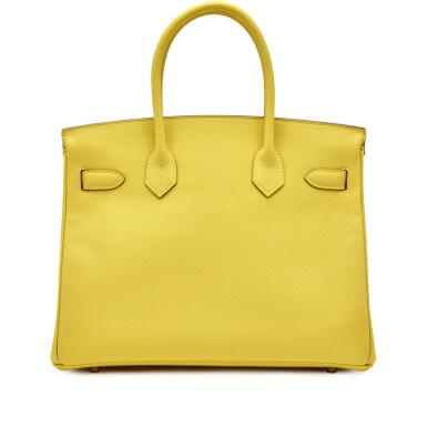 Lime Epsom Leather Gold Hardware