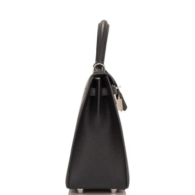 Black Epsom Leather Palladium Hardware