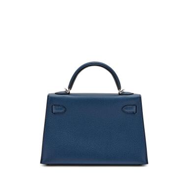 Bleu de Prusse Epsom Mini Kelly II 20 Palladium Hardware, 2023