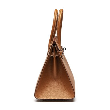 Gold Epsom Leather Palladium Hardware
