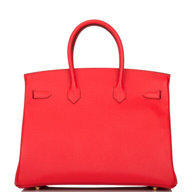 Rouge Tomate Epsom Leather Gold Hardware
