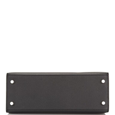Black Epsom Leather Palladium Hardware