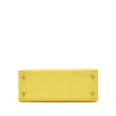 Lime Epsom Leather Palladium Hardware
