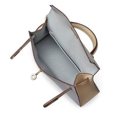 Bleu Pâle Nata Epsom Leather Permabrass Hardware