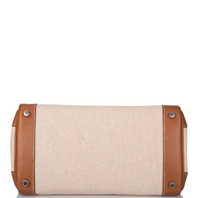 Fauve Ecru Barenia Toile Palladium Hardware