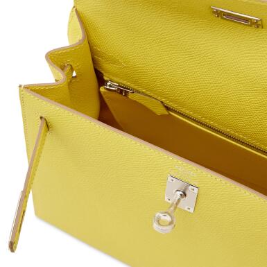 Lime Epsom Leather Palladium Hardware