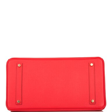 Rouge Tomate Epsom Leather Gold Hardware