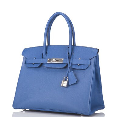 Bleu Brighton Epsom Leather Palladium Hardware