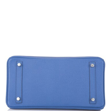 Bleu Brighton Epsom Leather Palladium Hardware