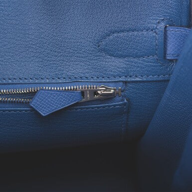 Bleu Brighton Epsom Leather Palladium Hardware