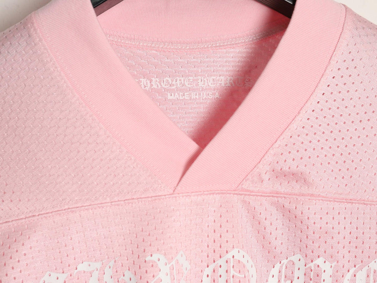 Love You Mesh Warm Up Jersey Pink
