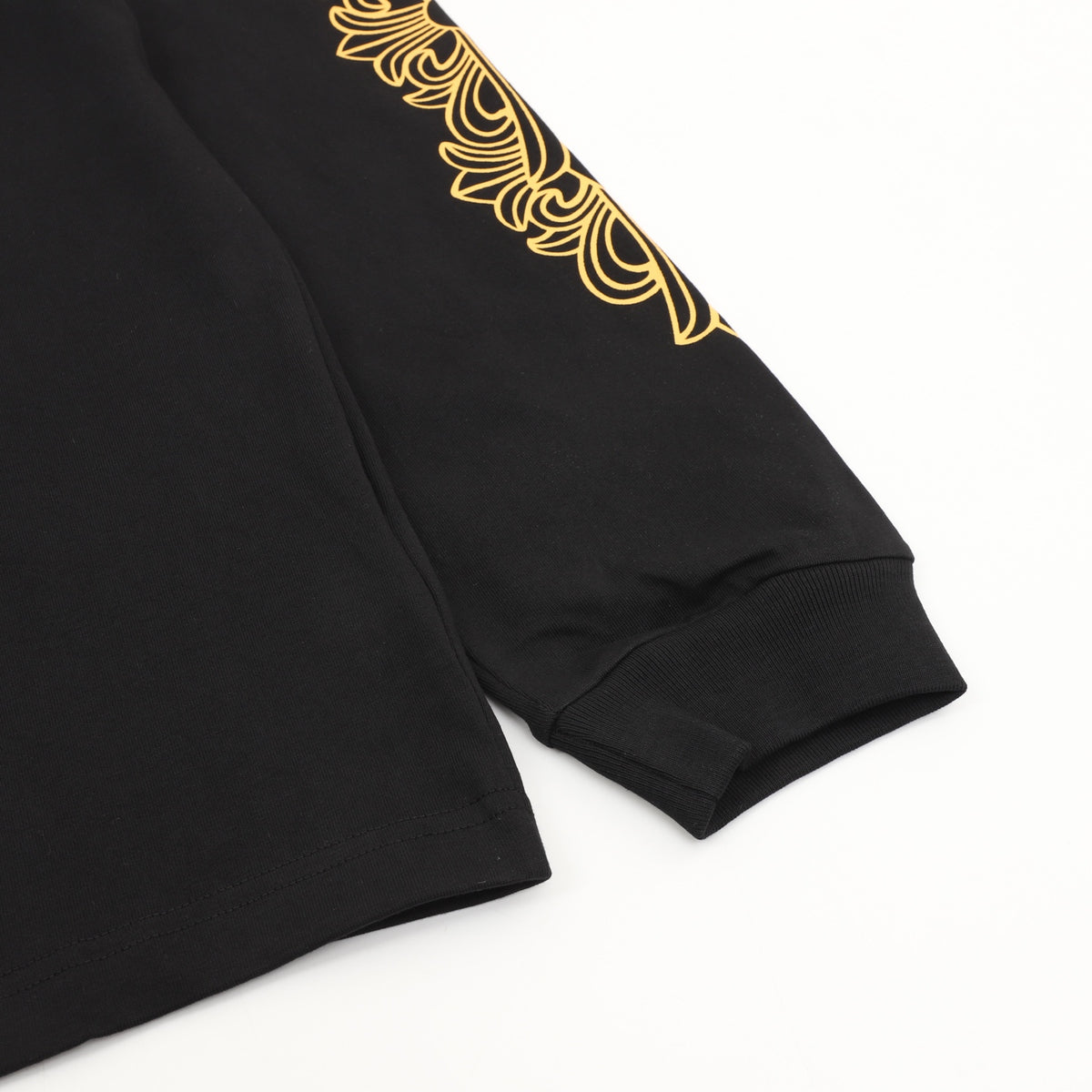 V89 Dagger Long Sleeve Pocket T-Shirt Navy & Yellow