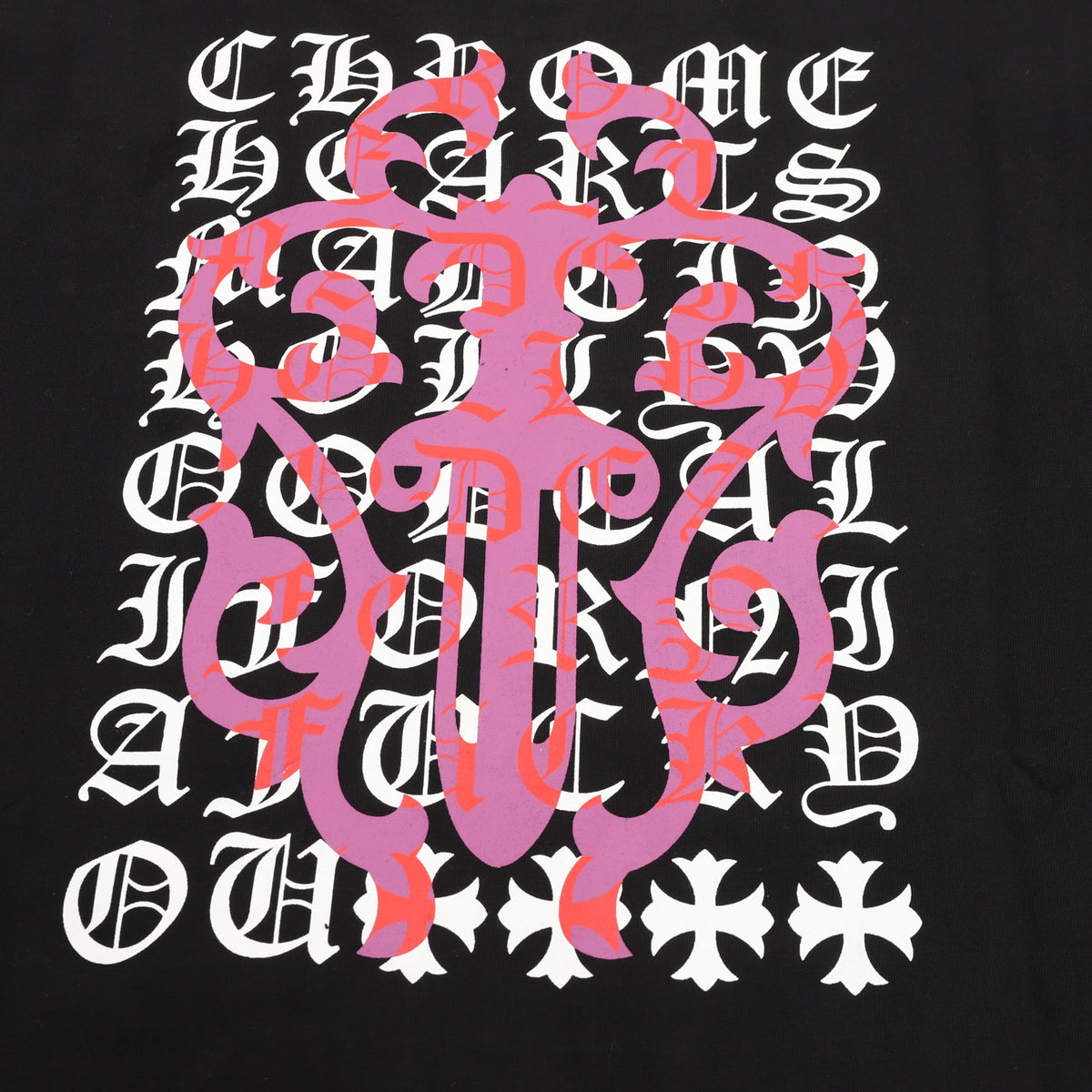 Scroll Logo Long Sleeve Pocket T-Shirt Black