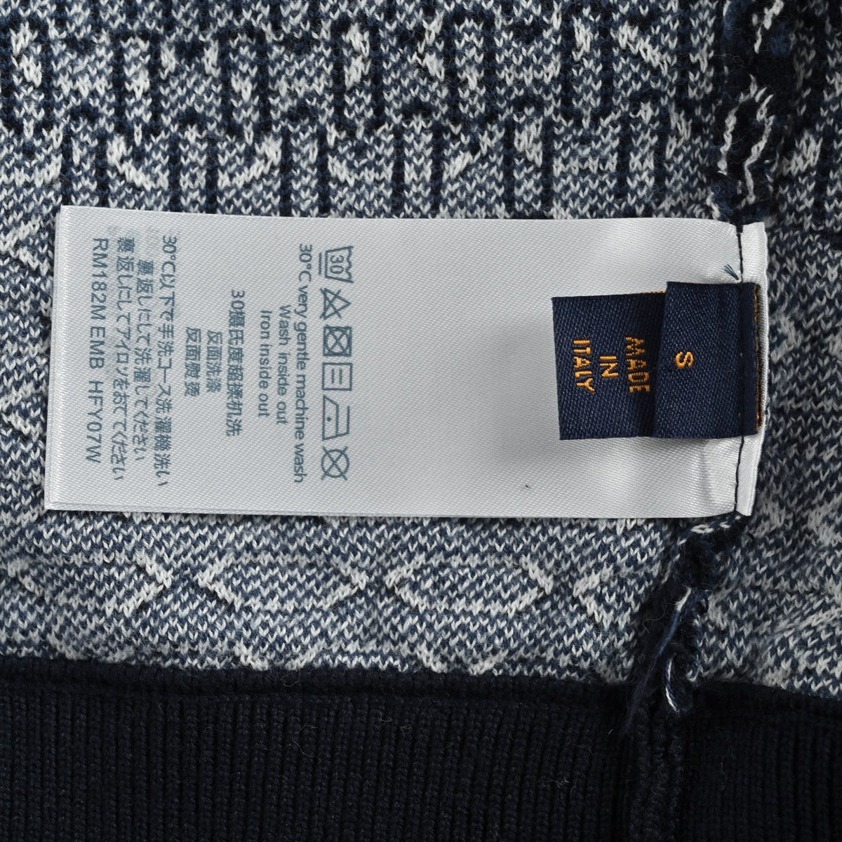 Damier Quilted Cotton Bomber Navy