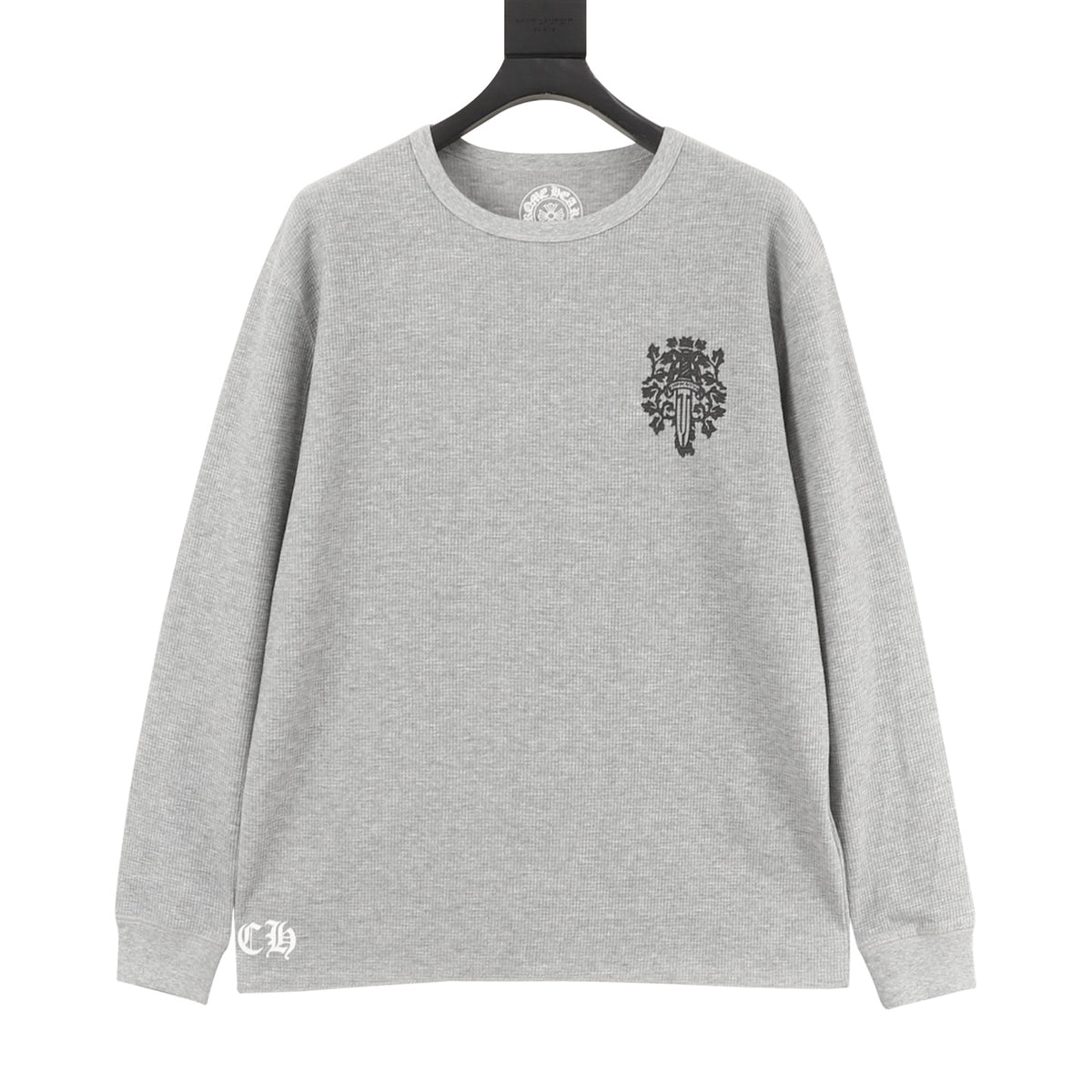 Dagger Waffle Thermal Long Sleeve T-Shirt Grey