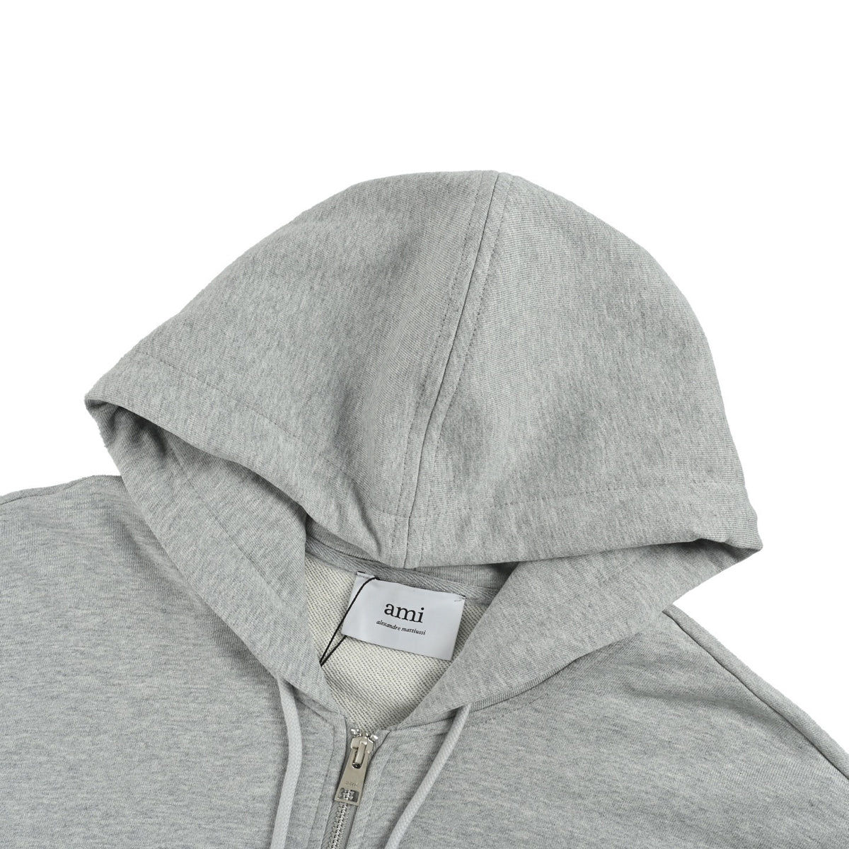 Ami de Coeur Zip-Up Hoodie Heather Ash Grey