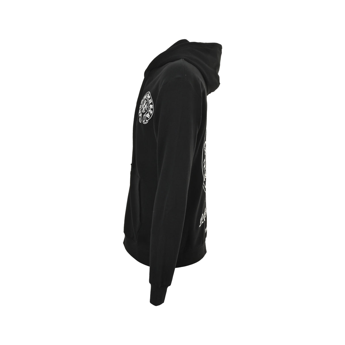 Horseshoe Zip-Up Hoodie Black