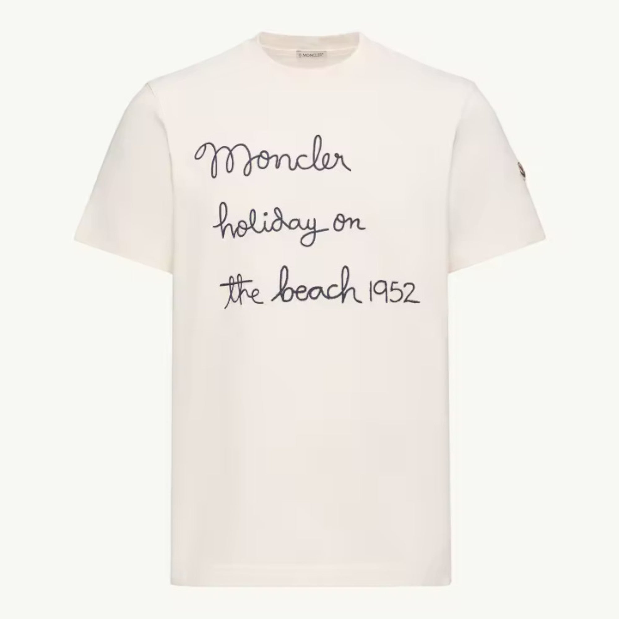 Embroidered Cotton T-Shirt White
