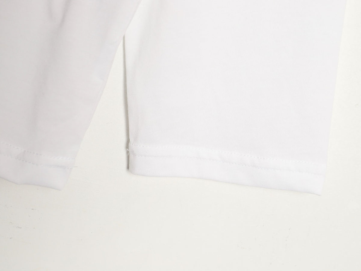 Chest Graphic Long Sleeve T-Shirt White