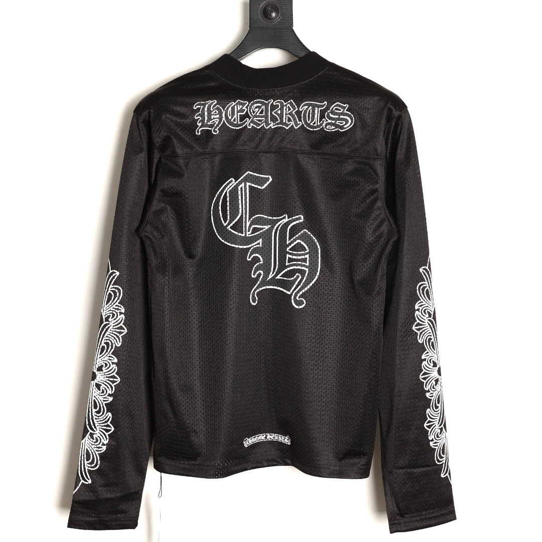 Stadium Mesh Long Sleeve Jersey Black