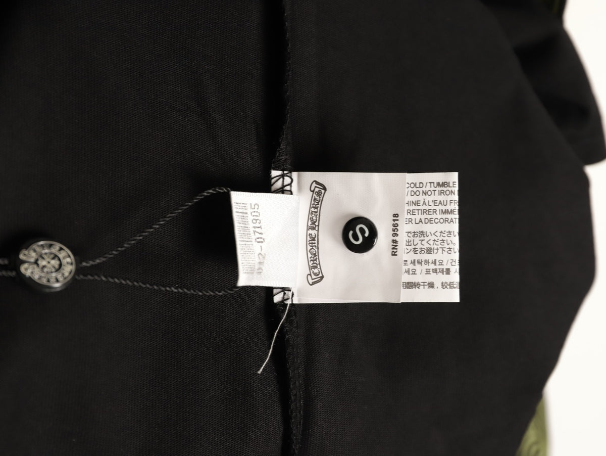 Neon Horseshoe Long Sleeve T-Shirt Black