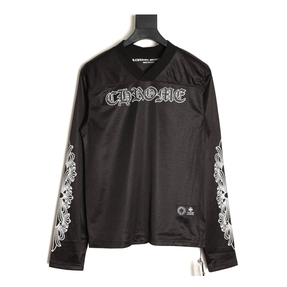 Stadium Mesh Long Sleeve Jersey Black