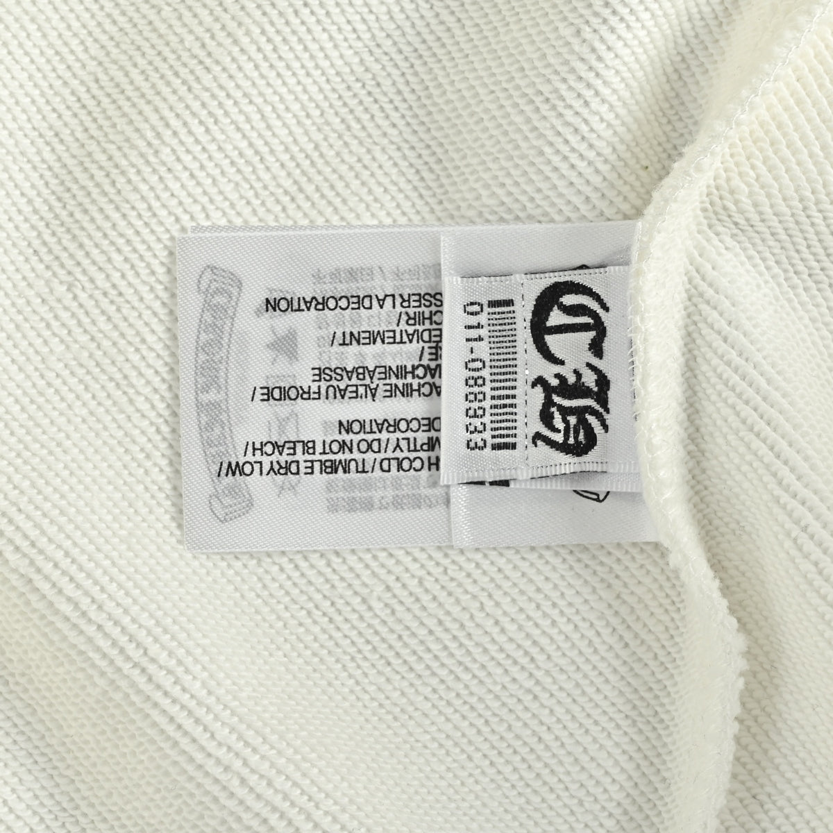 Horseshoe Logo Crewneck Sweatshirt White