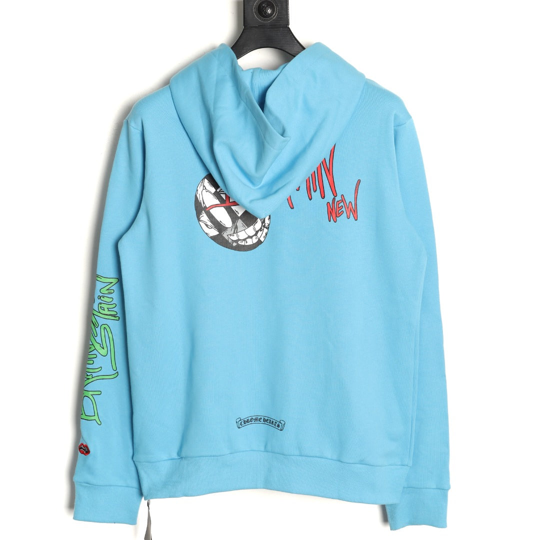 x Matty Boy Brain New Pullover Hoodie Light Blue