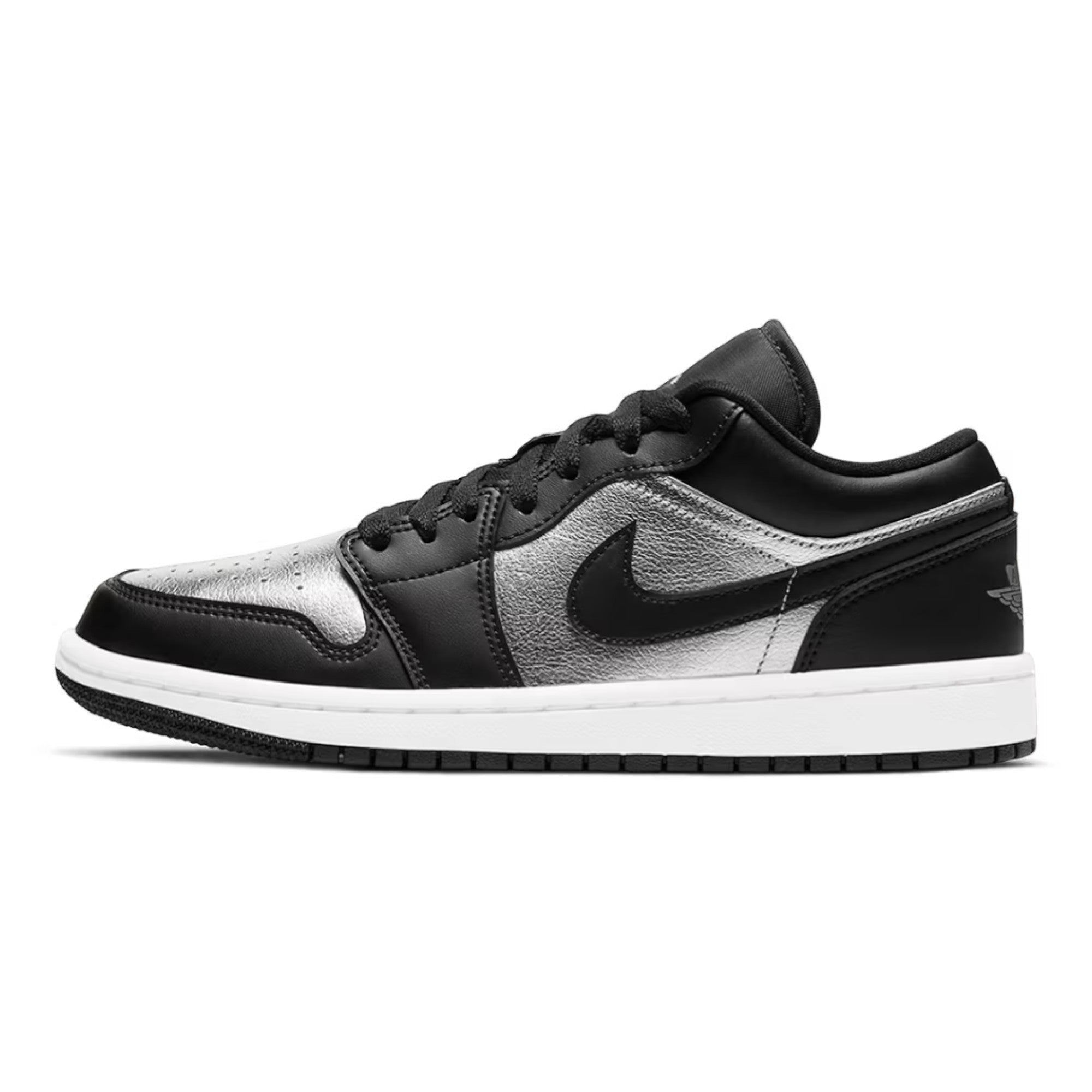 Air Jordan 1 Low SE Black Metallic Silver