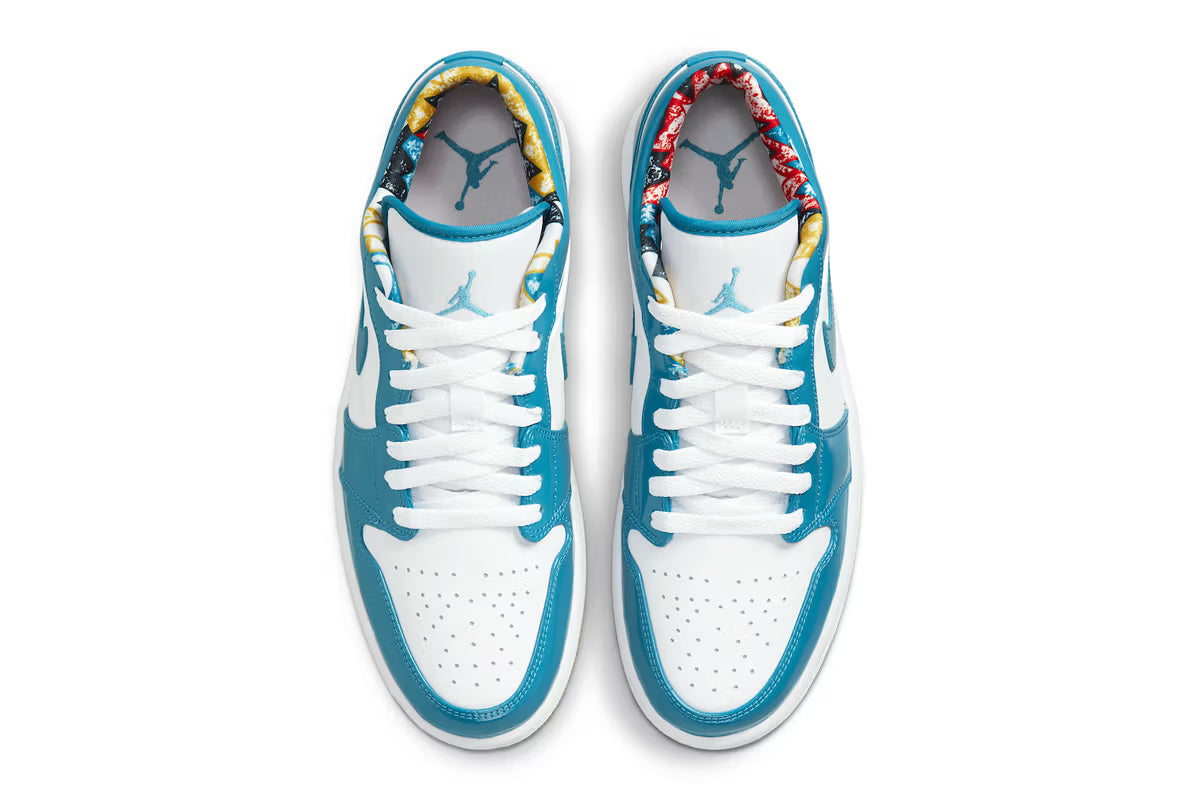 Air Jordan 1 Low SE Barcelona Cyber Teal