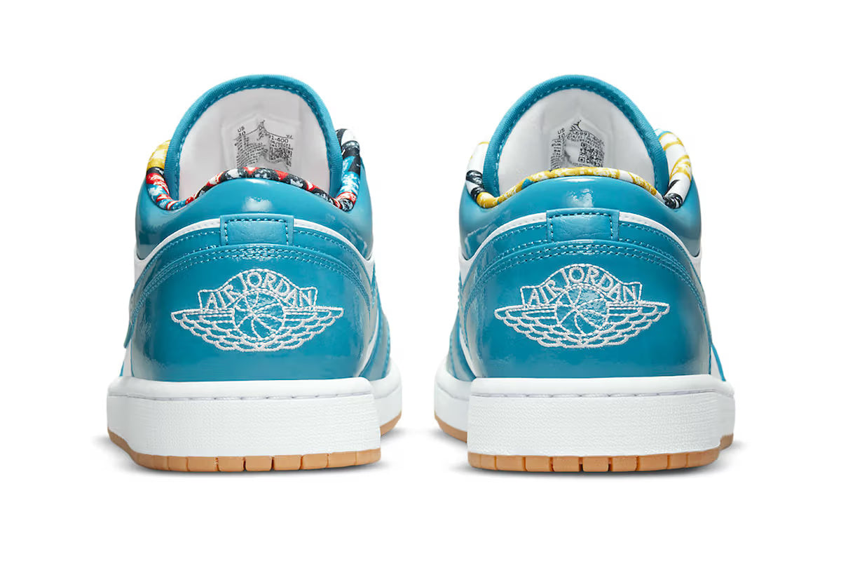 Air Jordan 1 Low SE Barcelona Cyber Teal