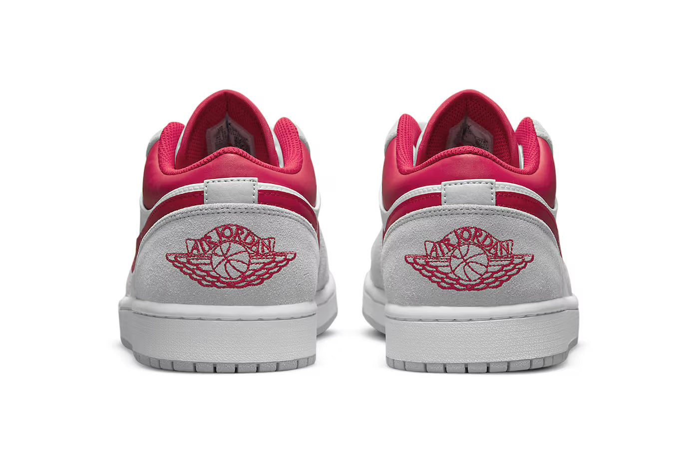 Air Jordan 1 Low SE Light Smoke Grey Gym Red