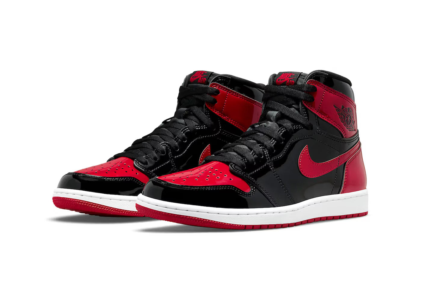 Air Jordan 1 High Patent Bred