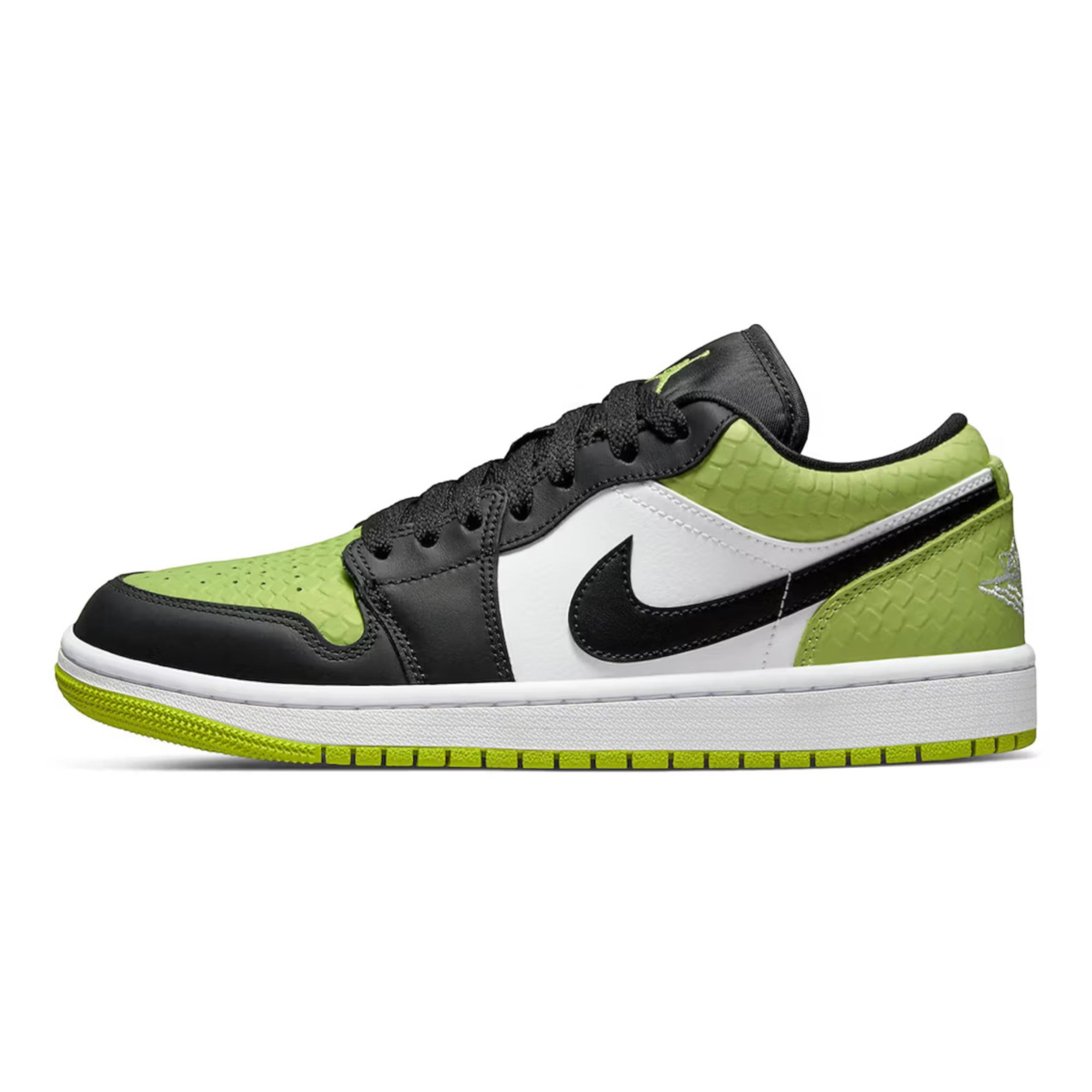 Air Jordan 1 Low SE Vivid Green Snakeskin