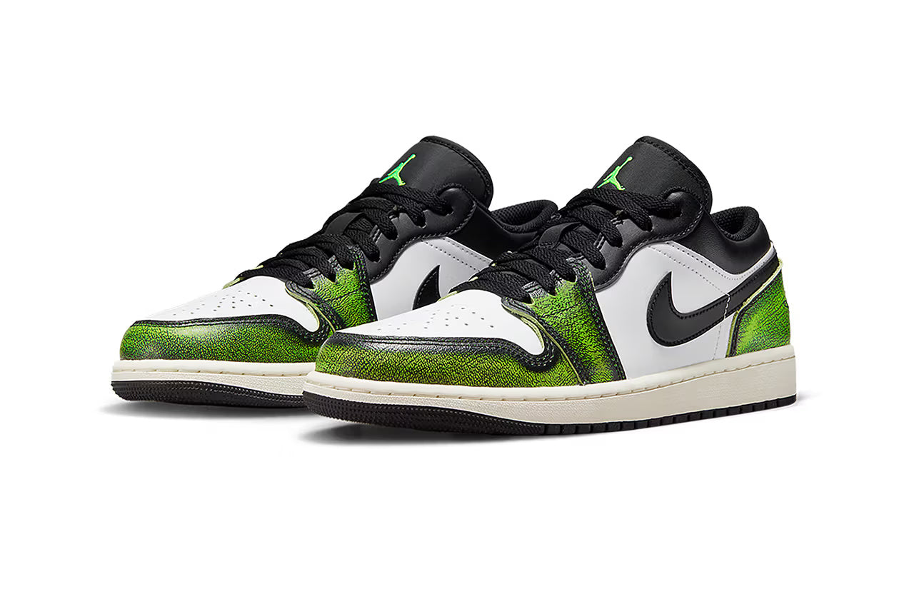 Air Jordan 1 Low SE Black Electric Green