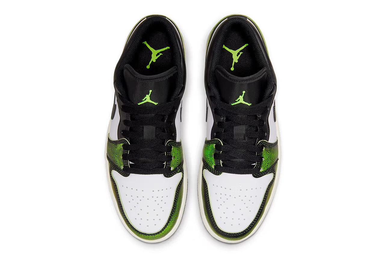 Air Jordan 1 Low SE Black Electric Green