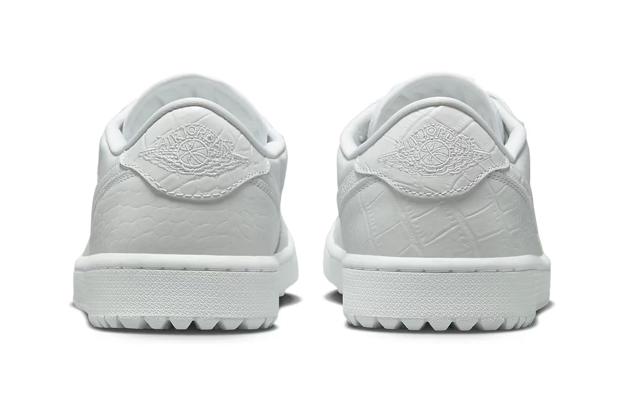 Air Jordan 1 Low Golf “Crocodile Skin” White