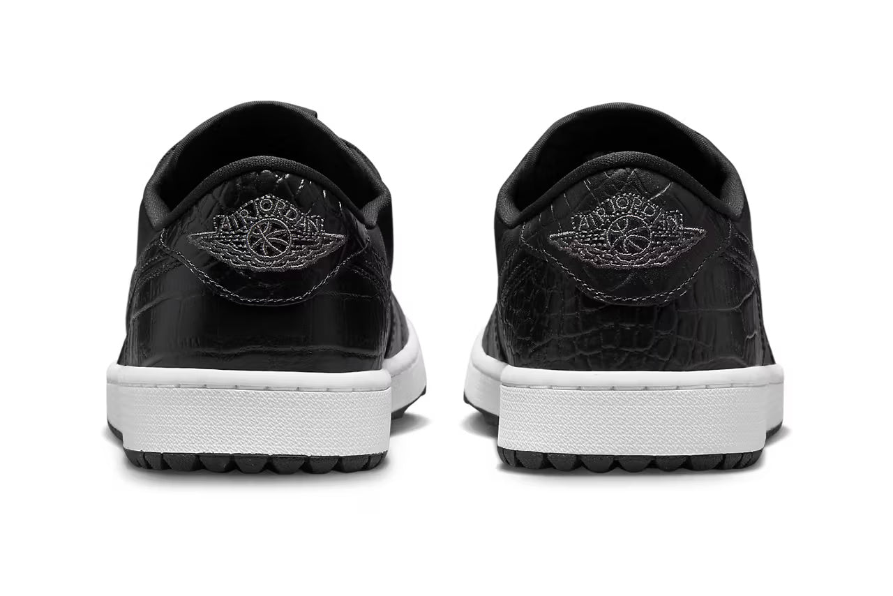 Air Jordan 1 Low Golf “Crocodile Skin” Black