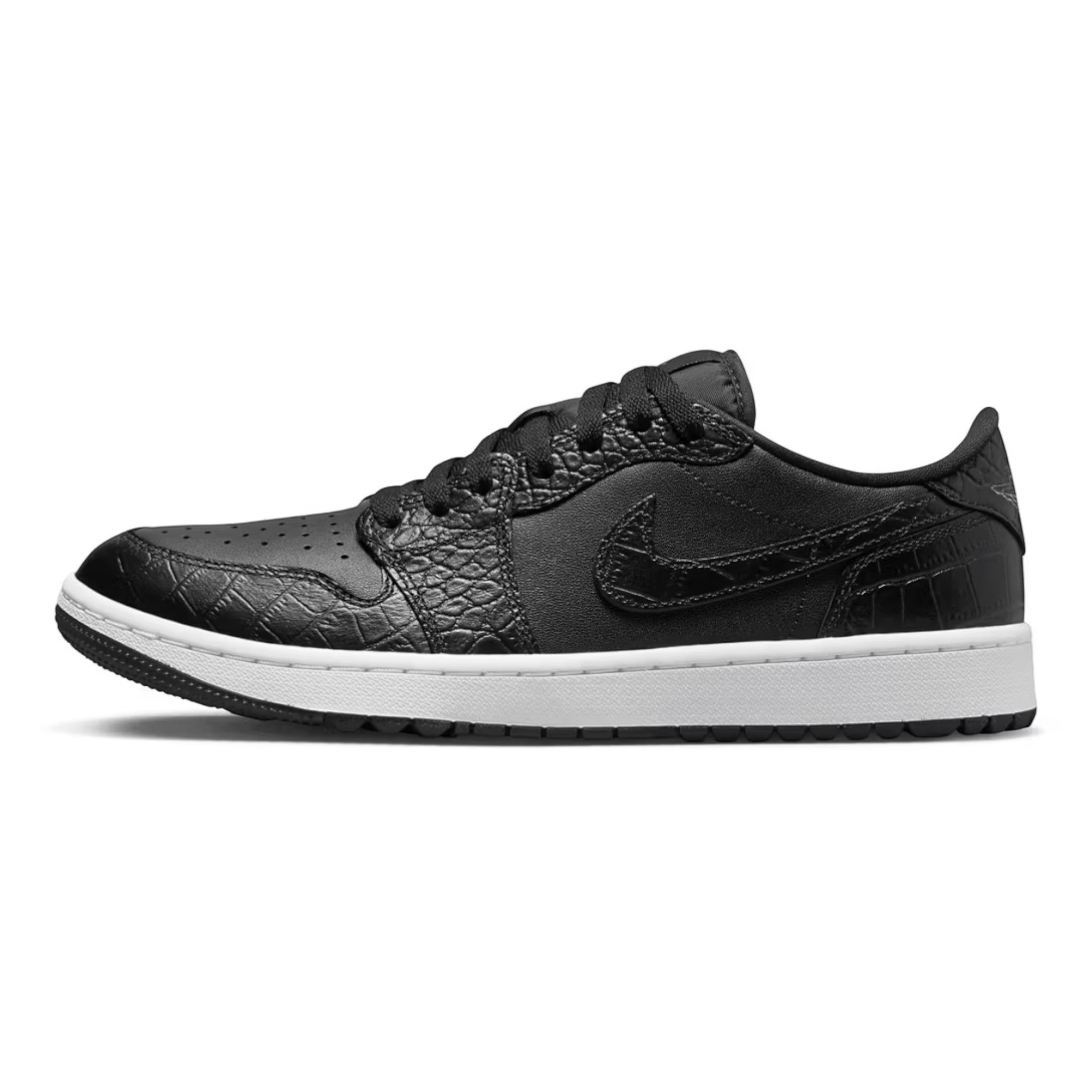 Air Jordan 1 Low Golf “Crocodile Skin” Black