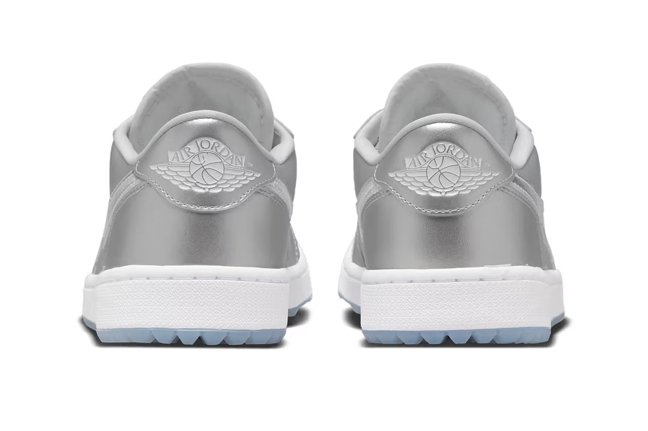 Air Jordan 1 Low Golf Gift Giving Metallic Silver