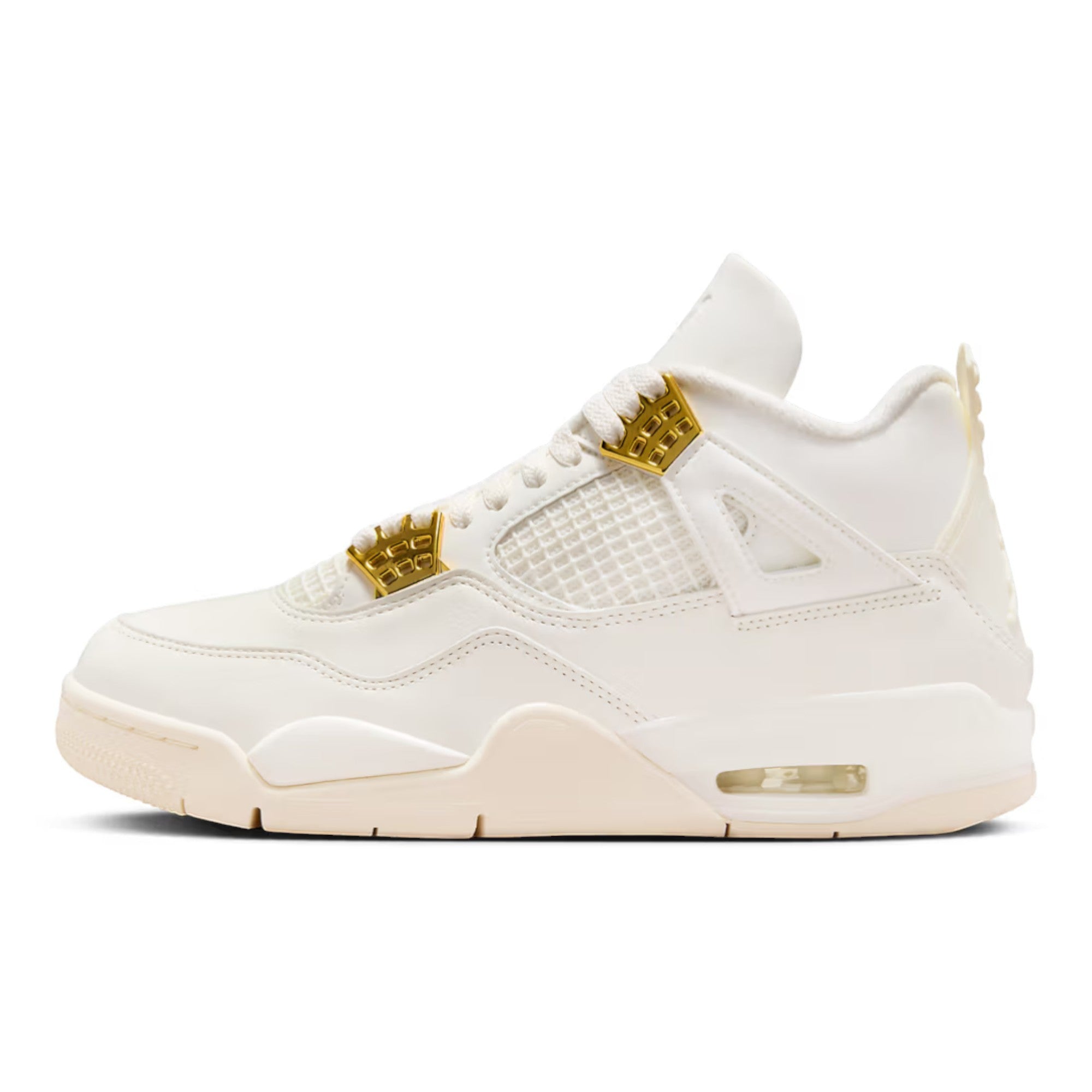Air Jordan 4 Retro Sail Metallic Gold