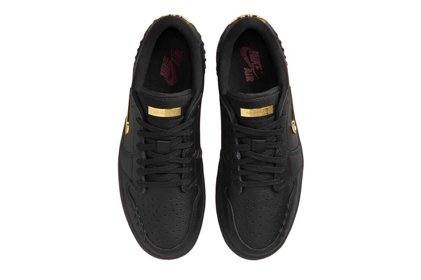 Air Jordan 1 Low Method of Make Black Metallic Gold
