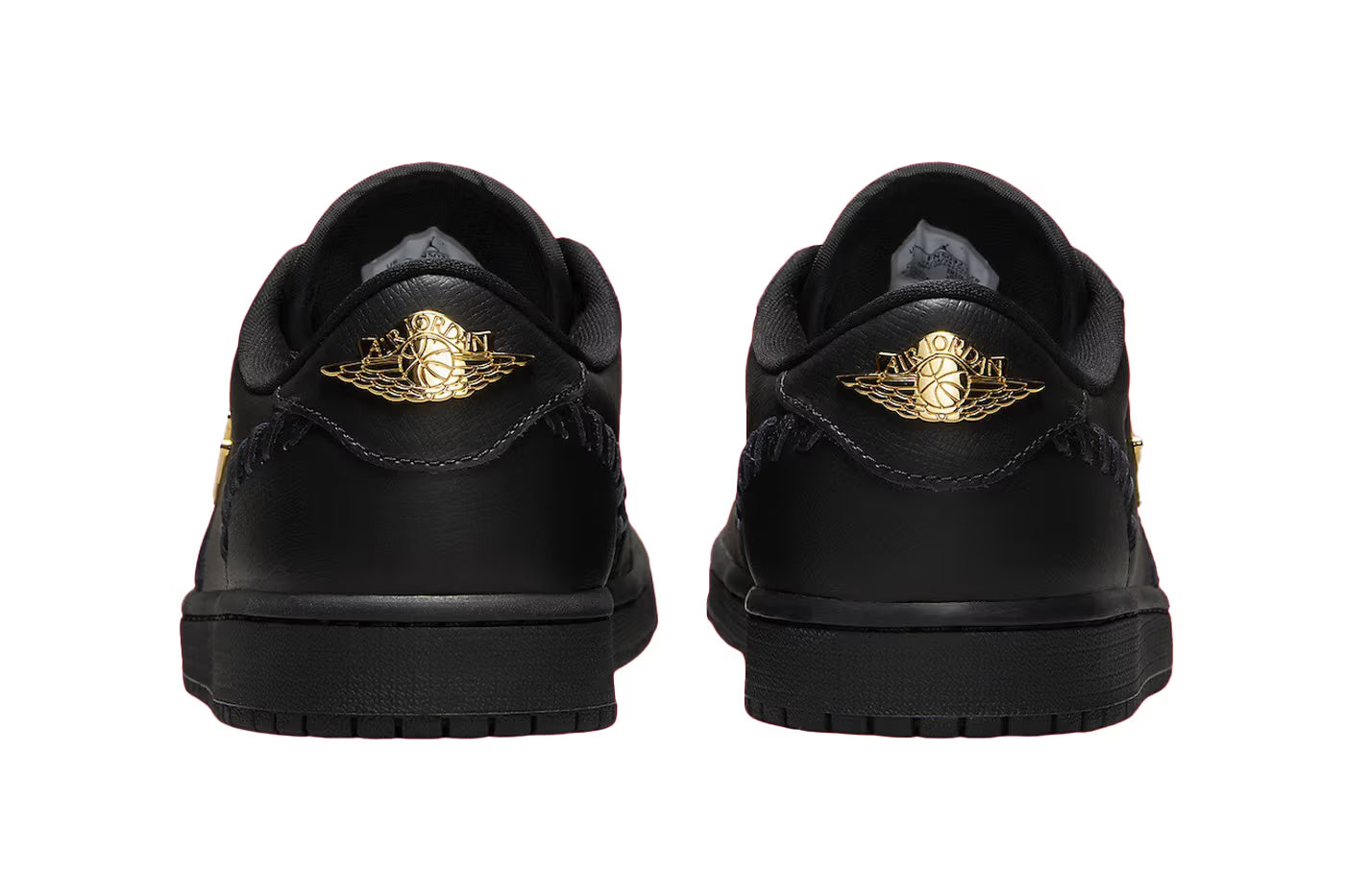 Air Jordan 1 Low Method of Make Black Metallic Gold