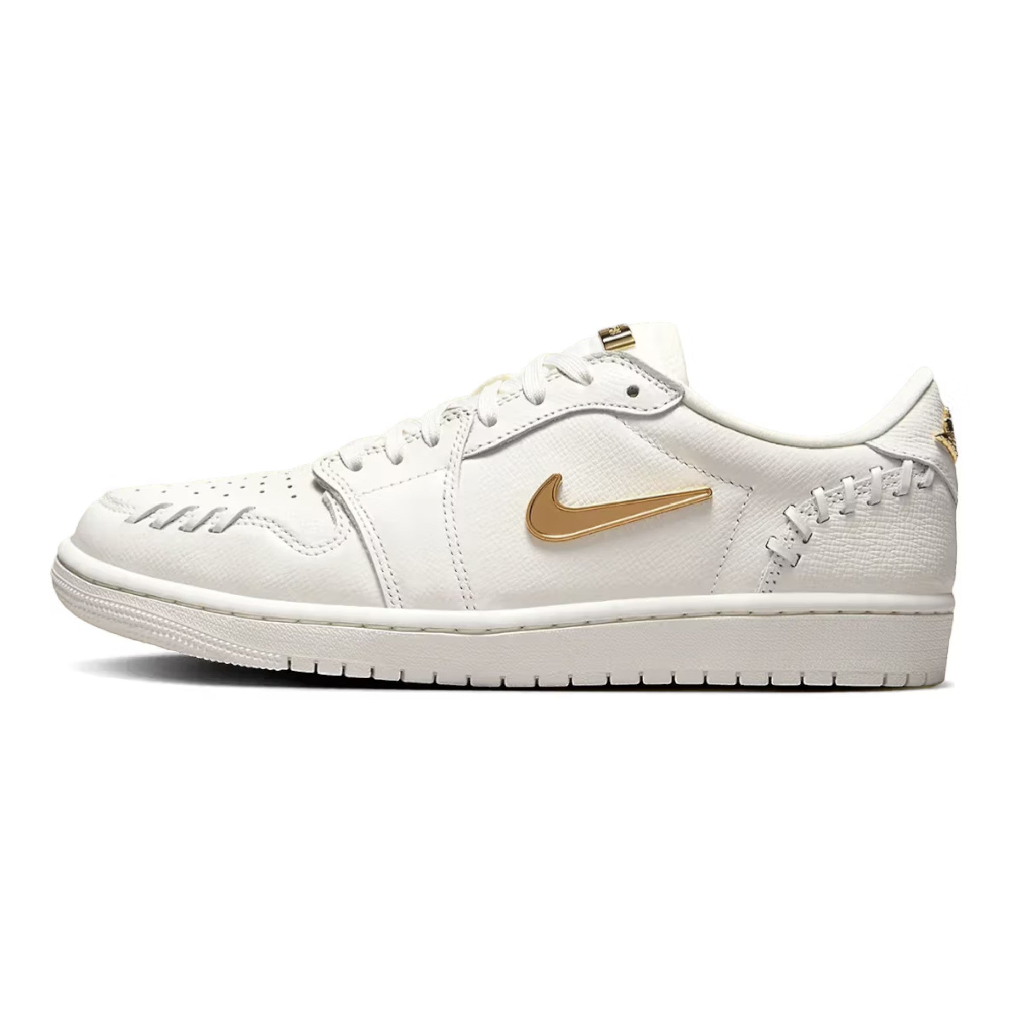 Air Jordan 1 Low Method of Make White Metallic Gold