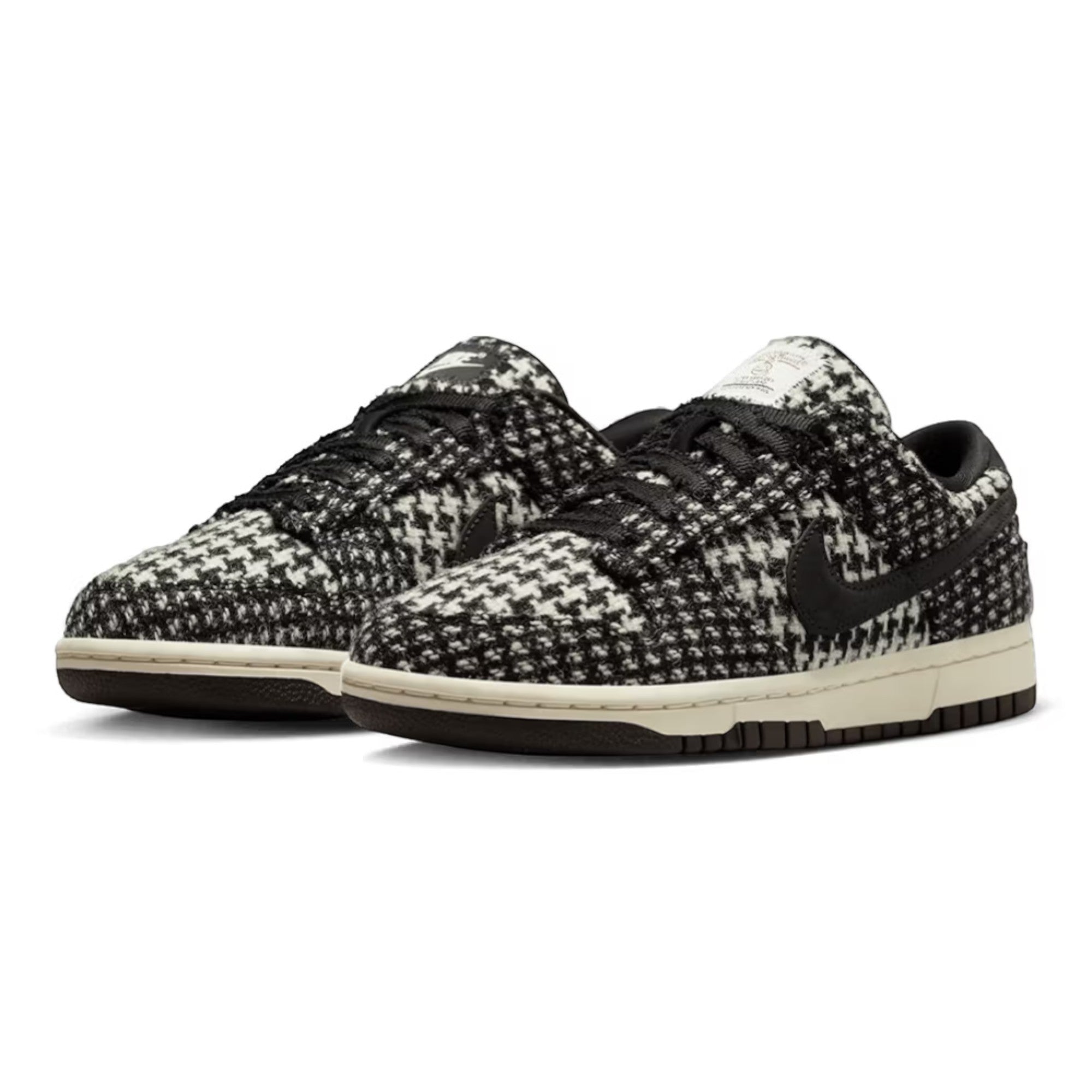 Harris Tweed x Nike Dunk Low Black