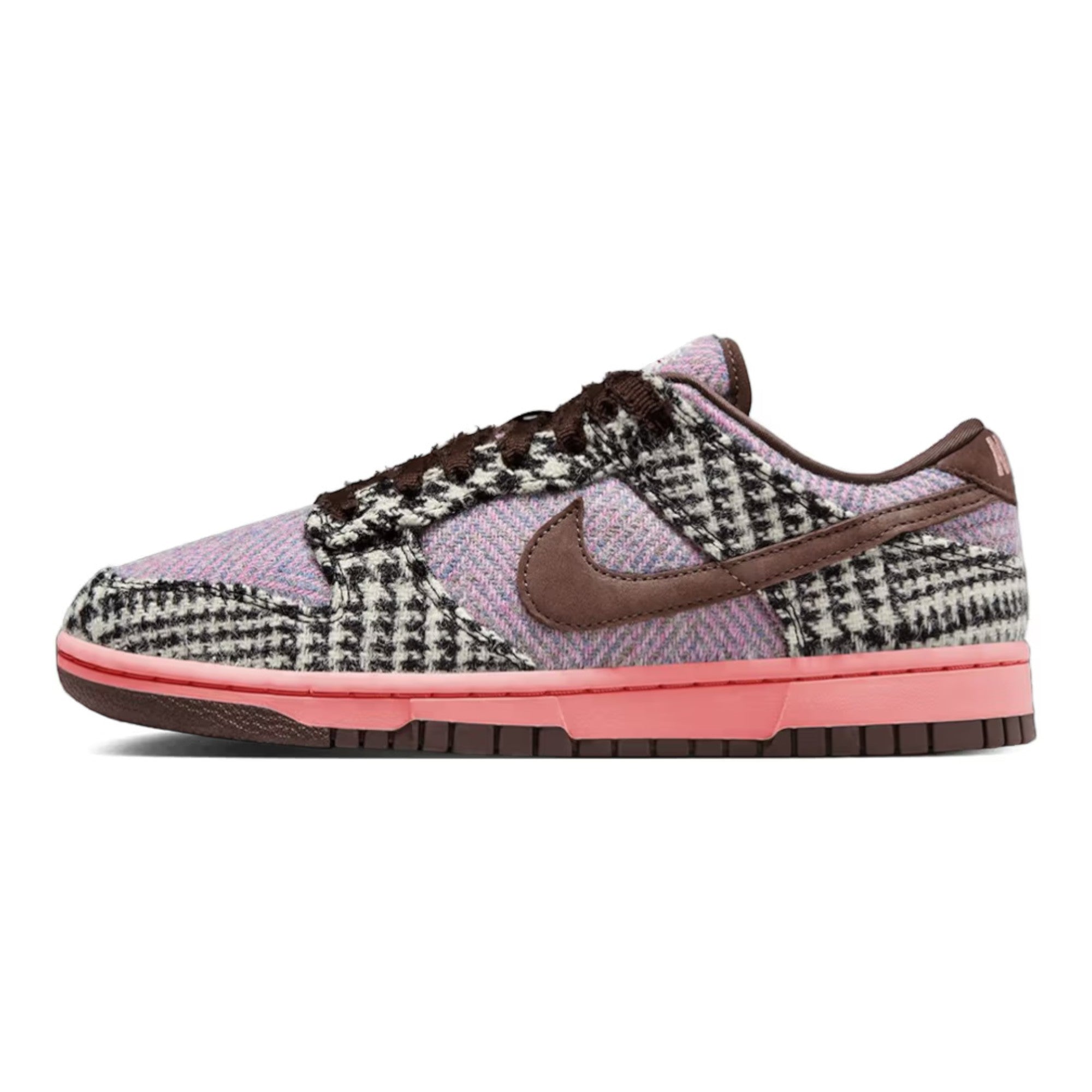 Harris Tweed x Nike Dunk Low Pink