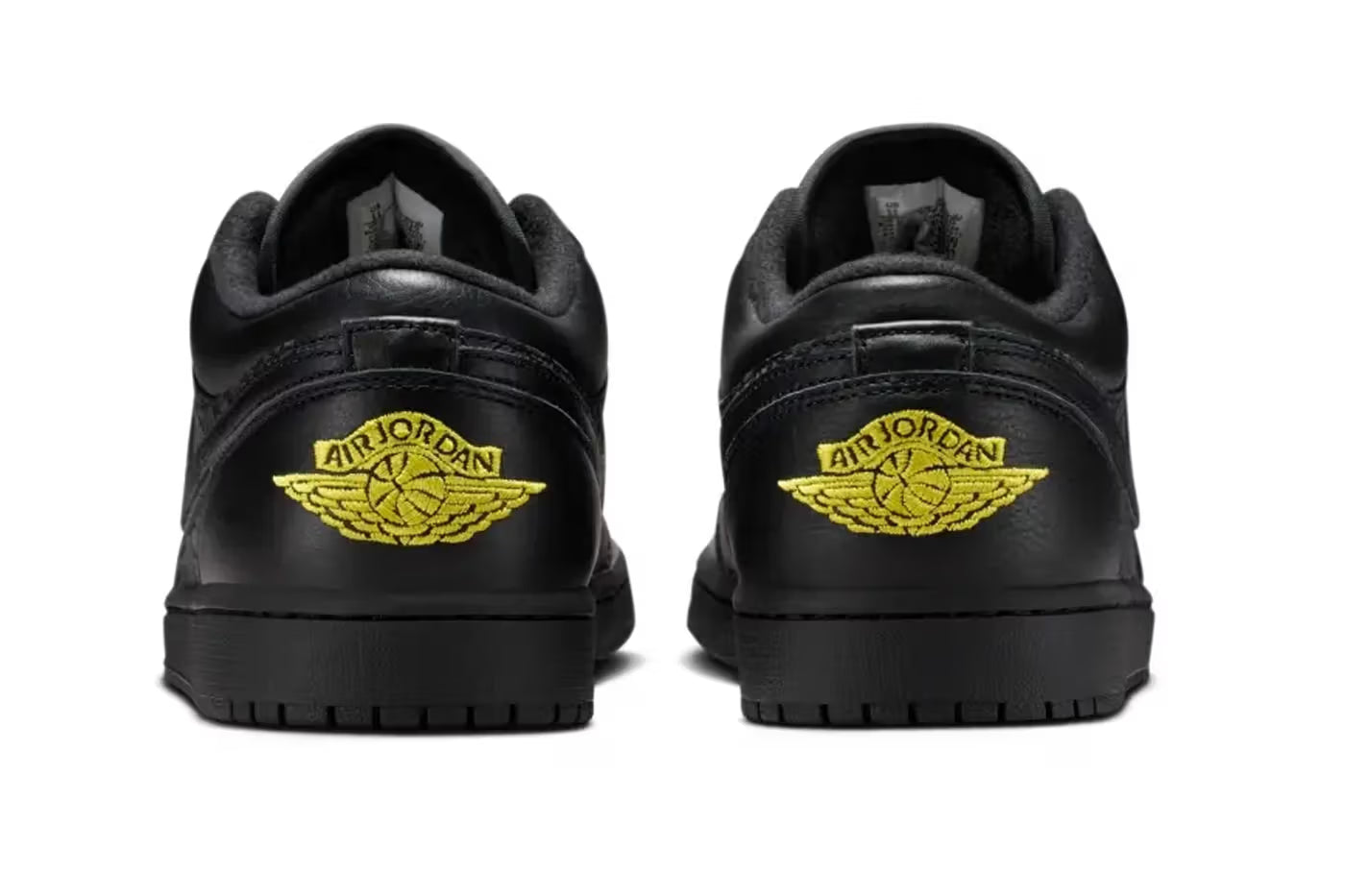 Air Jordan 1 Low Elephant Print Black Yellow