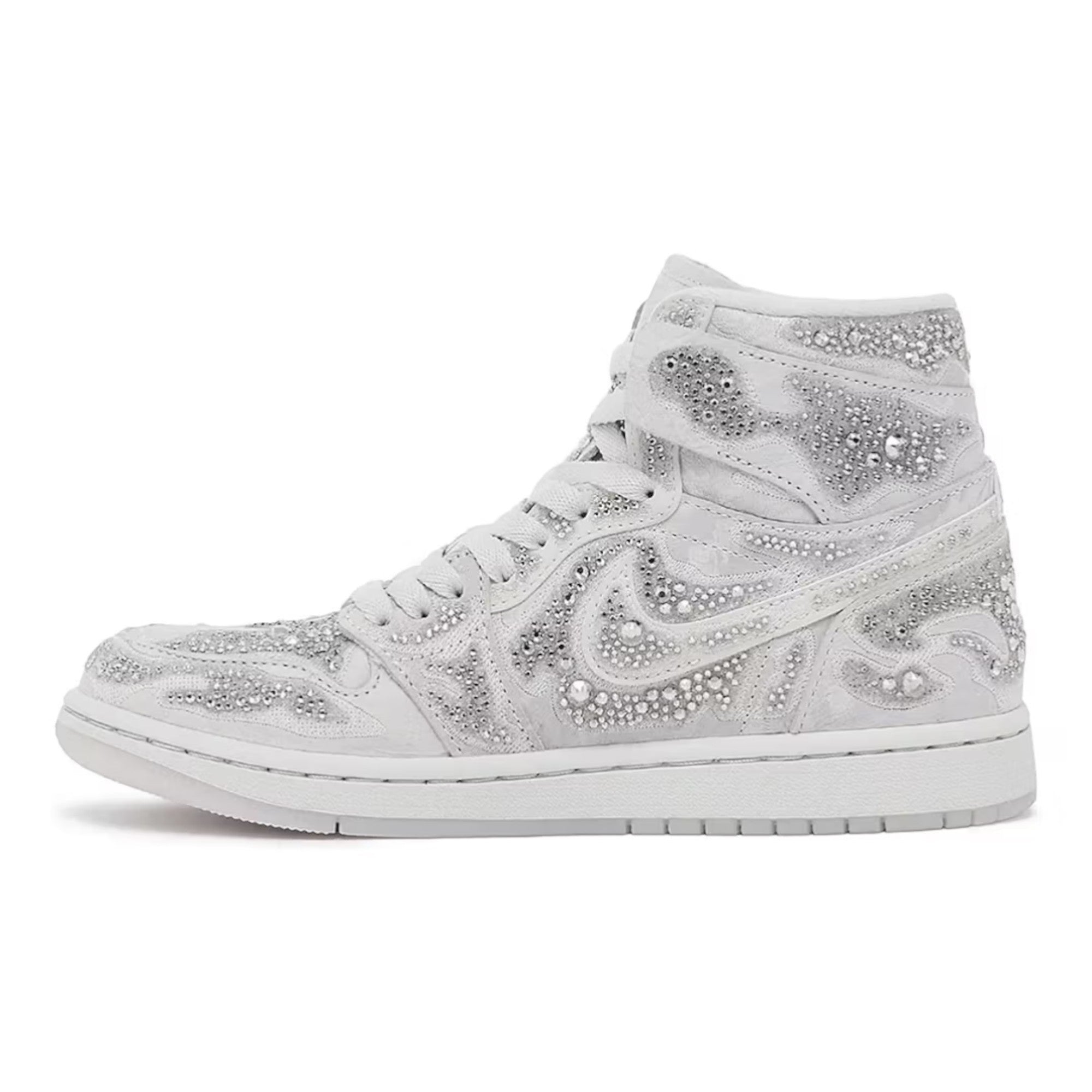 Air Jordan 1 High Swarovski Vast Grey
