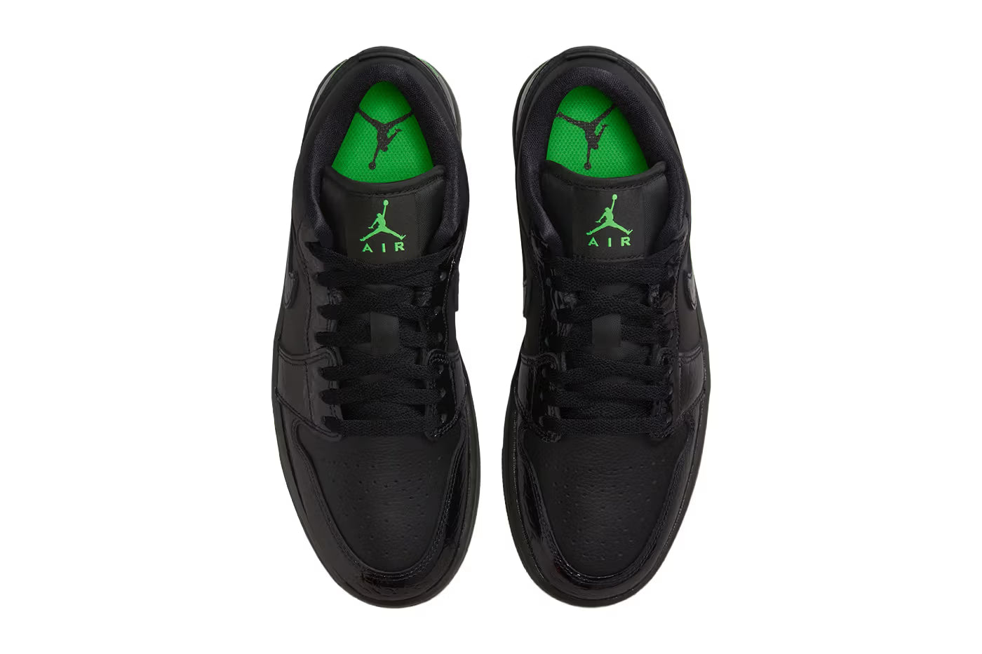 Air Jordan 1 Low Black Scream Green