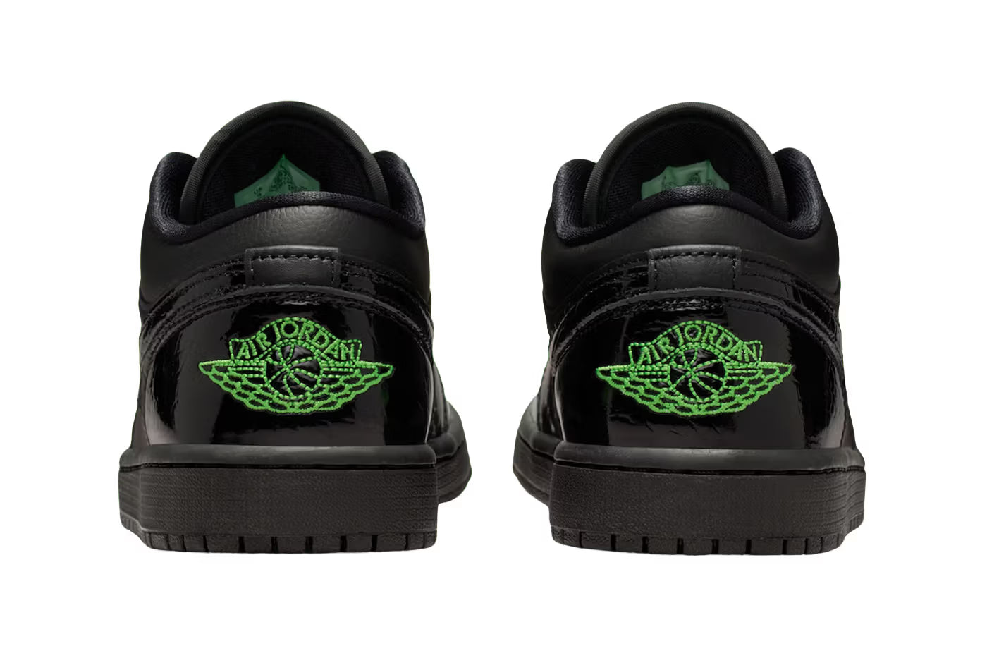 Air Jordan 1 Low Black Scream Green